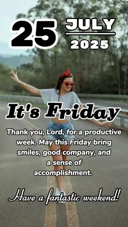 It's Friday 