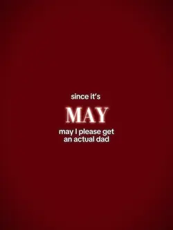 Since it’s may
