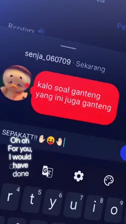 kalo soal ganteng
