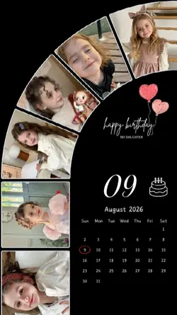 HBD DAUGHTER 9 AUGUS