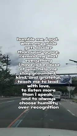humble me Lord 