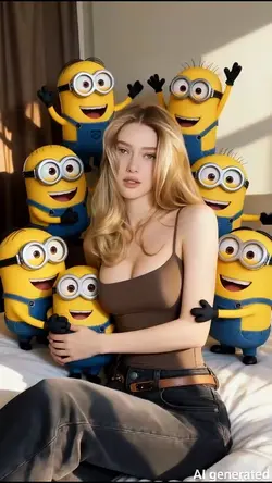 surrounded by minion