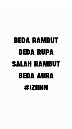 BEDA RAMBUT BEDA