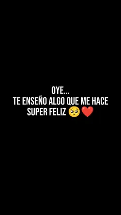 me haces feliz 