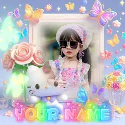 Helokitty 3d frame