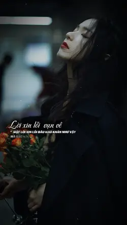 Lời xin lỗi vụn về