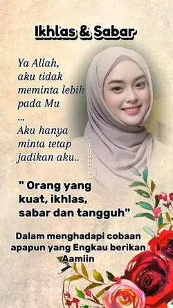 ikhlas dan sabar