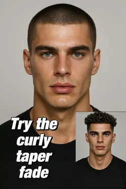 AI Curly Fade