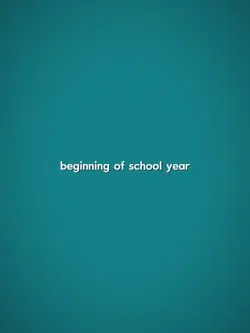 end of school year 