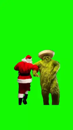 Mexican Grinch Santa