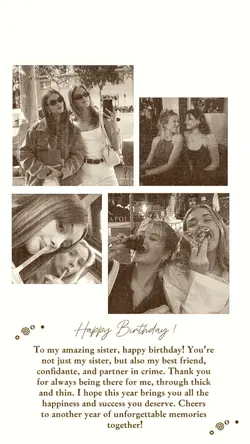 BIRTHDAY SISTER