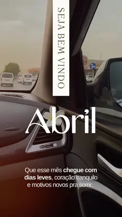Bem-vindo Abril