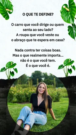 O que te define