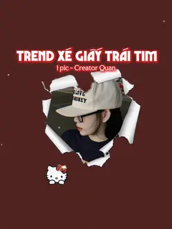 Xé giấy trái tim