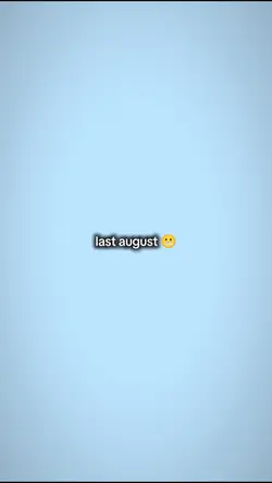 last vs this august