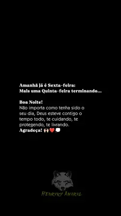 Boa Noite!