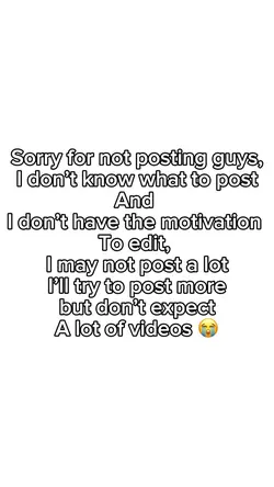 Sorry guys 😔