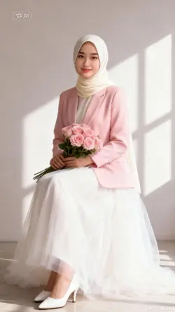 AI Versi blazer pink