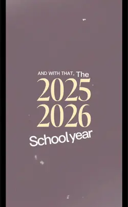 end of school year