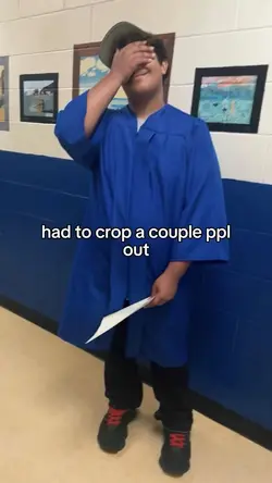 had to crop people