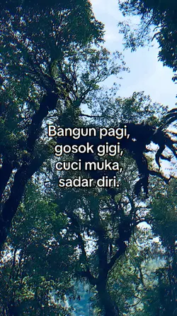 cuci muka sadar diri