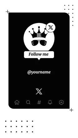 X Twitter Follow bk
