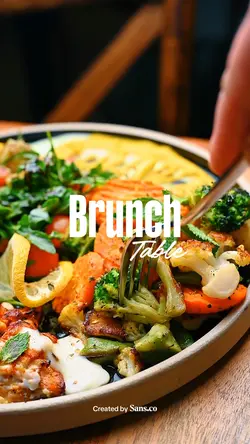 Brunch menu