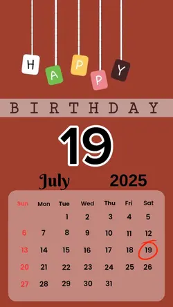 birthday 19 July