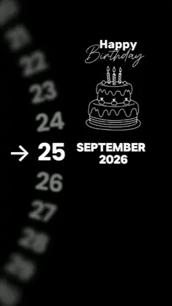 HBD 25 September