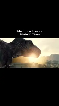 Dinosaur sound