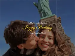 Birthday couple