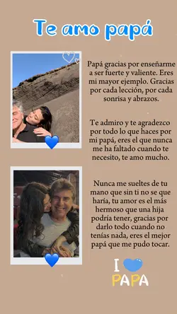 Te amo papá
