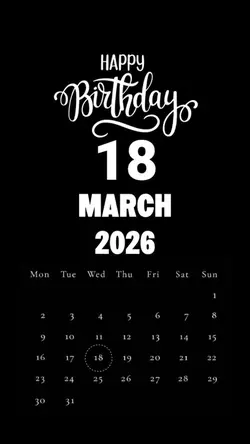 HBD 18 MARCH 2026