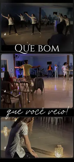 Que bom que vc veio