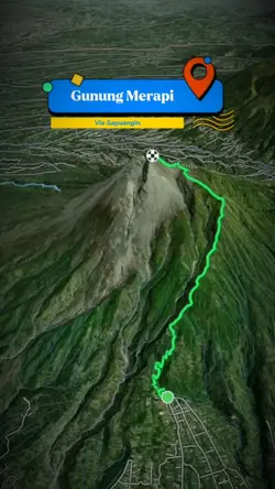 gn merapi via sapuan