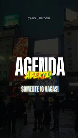 Agenda aberta!