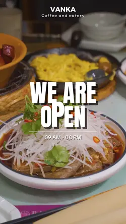 We are open 