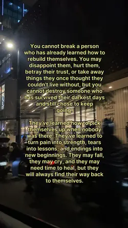 You cannot break