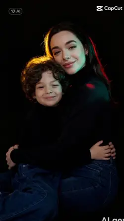 foto mãe e filho IA