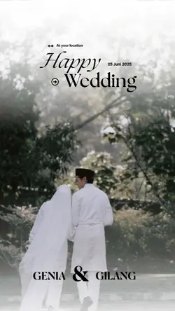 Happy wedding 
