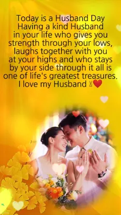 Today is Husband day