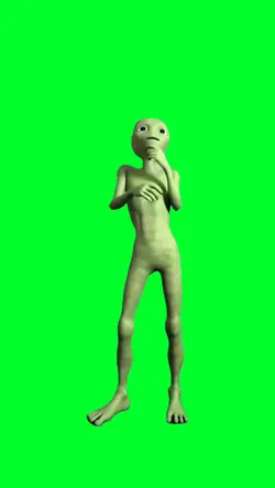 Dancing alien