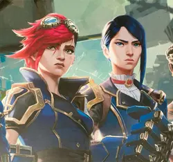 Caitlyn et Vi Arcane