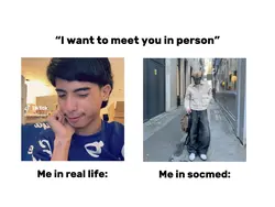 reallife vs. socmed