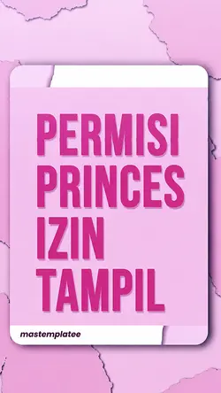 princes izin tampil