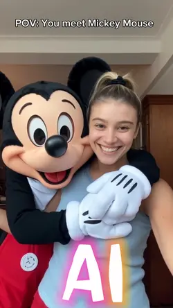 AI MEET MICKEY MOUSE
