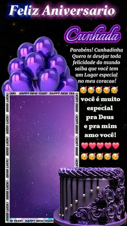 Parabéns Cunhada 