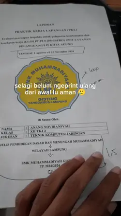 story laporan