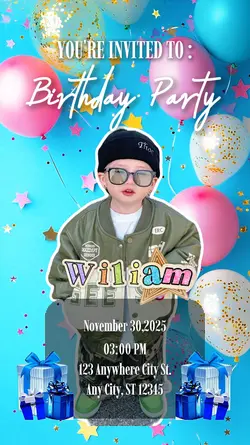 birthday invitation
