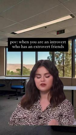 Recut | introvert meme 
